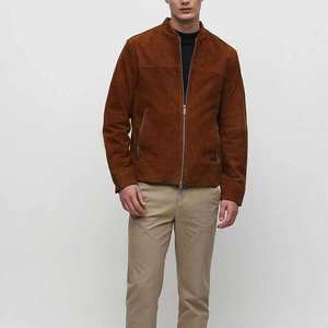 Casual Wear <b>Suede</b> Leather <b>Jacket</b> For Men Wholesale Price Winter <b>Suede</b> Leather <b>Jacket</b> Made In Pakistan - Product Image 5