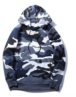 Sweat à capuche d'hiver personnalisé imprimé numériquement, style streetwear, 100% coton molletonné avec poche, respirant pour homme