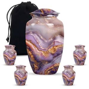 Urna de Aluminio Estándar para Cenizas Humanas, Tamaño Adulto - Urna de Cremación Metálica de Boca Regular - Urna Conmemorativa con Tapa Normal para Funeral - Product Image 4