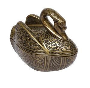 Bol décoratif rond en laiton massif, style antique, pour fruits et chocolats, avec support, élégant, pour la cuisine, très demandé. - Product Image 5