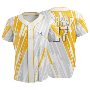 Camiseta de Béisbol para Mujer, Manga Corta, Cierre de Botones, Absorbe la Humedad, Poliéster, Corte Regular para Adultos - Product Image 3