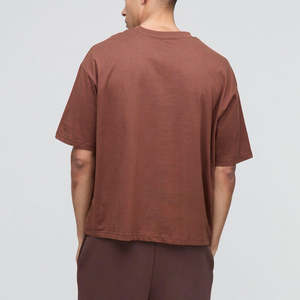 Camisetas de Hombre con Estampado DTF Personalizado 2026, Tejido de Algodón Transpirable, Diseño Sólido, Corte Holgado, para Uso Casual - Product Image 2