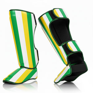 Protector de Espinilleras Ajustable para Boxeo, Equipo de Protección para Artes Marciales, Protector de Espinilleras Ligero para Entrenamiento de Boxeo - Product Image 1