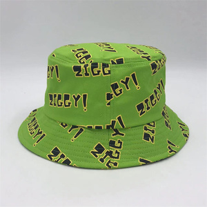 OEM Custom <b>Reversible</b> Embroidery & Printing Denim <b>Bucket</b> <b>Hats</b> Polyester/Cotton Summer Fishing Outdoor Unisex Adults - Product Image 2