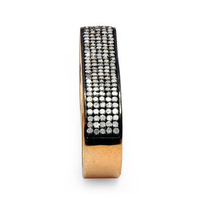 Bague double pour femme REYES, style victorien authentique, en argent sterling 925 avec diamants naturels. - Product Image 2