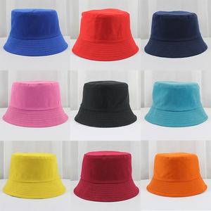 Chapeau Bob Unisexe Noir Jaune Uni 100% Coton Lin Tissu Décontracté Respirant Réglable Broderie 3D Printemps Été - Product Image 3