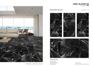 Carreaux de porcelaine les plus vendus, finition haute brillance, dimensions 60x120cm, 600x1200mm, 24x48, pour revêtements muraux et sols intérieurs modernes. - Product Image 4