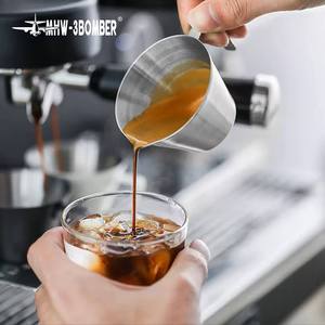 Tasse à mesurer sophistiquée noir minuit 100 ml, construction en acier inoxydable durable, doseur précis pour produits secs - Product Image 3