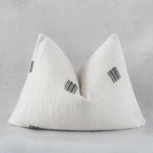 Handmade Wool Kilim <b>Pillow</b> Cover Striped Boho Turkish Vintage Cushion Cover 18x18 Handwoven Tribal <b>Throw</b> <b>Pillow</b> - Product Image 2