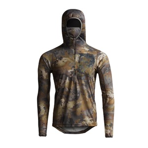 Sudadera de Pesca para Hombre con Capucha y Protección Solar de Secado Rápido, Camisa con Mangas para Canotaje o Pesca con Caña, UPF 50+, Tallas Grandes - Product Image 2