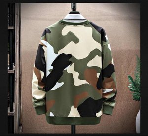 Sudadera de Cuello Redondo para Hombre, Corte Regular, Color Sólido, Tejido de Algodón, Estilo Casual para Otoño - Product Image 6