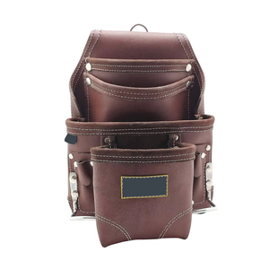 Pakistan Made Wholesale Price High Quality Leather <b>Tool</b> Bags Outdoor Use Leather <b>Tool</b> Bags In OEM Service - Product Image 1