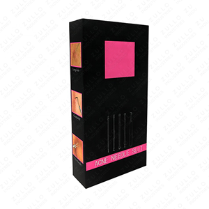 ชุดอุปกรณ์กำจัดสิวเสี้ยนสแตนเลสสตีล 5 ชิ้น ระดับมืออาชีพ พร้อมกระจกและกล่องพกพา OEM - Product Image 2