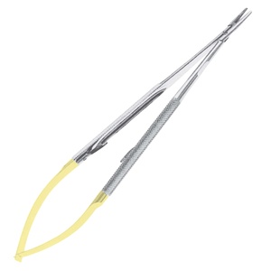 Castroviejo คีมยึดเข็มด้วยมือทำจากสเตนเลสสตีลเครื่องมือผ่าตัดพื้นฐาน - Product Image 1
