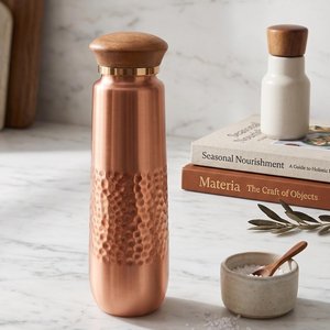 Custom Logo <b>Copper</b> Water <b>Bottle</b> Wholesale Reusable Pure <b>Copper</b> <b>Drinking</b> <b>Bottle</b> Vacuum Insulated Metal <b>Bottle</b> Gift for Adults - Product Image 3