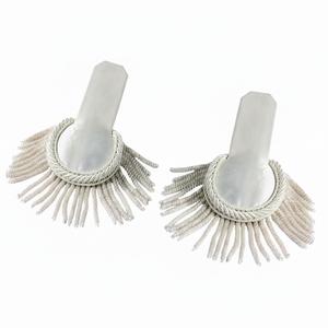 Épaulettes à franges métalliques personnalisées OEM ODM pour costumes de scène et accessoires d'uniformes - Product Image 2