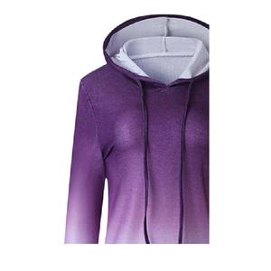 Sudadera con capucha de entrenamiento para mujer con sublimación personalizada, jersey con cremallera, para correr, ropa de gimnasio de invierno con logotipo frontal, venta al por mayor - Product Image 5