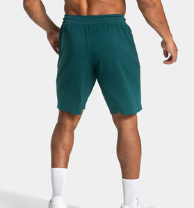 Conjunto Deportivo de 2 Piezas para Hombre, Camiseta sin Mangas y Pantalones Cortos, Transpirable, para Gimnasio, Verde Azulado, OEM, Secado Rápido, Absorbe la Humedad - Product Image 5