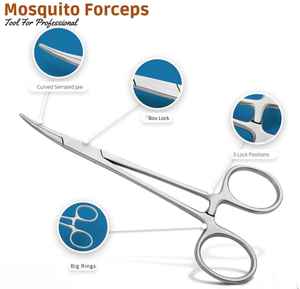 Tijeras para Mosquitos Rectas y Afiladas de Acero Inoxidable - Product Image 1