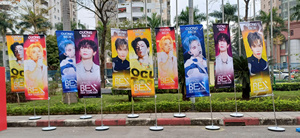 Custom Feather <b>Flag</b> Banner with Pole Outdoor Advertising Rectangle Style Advertising Banner for Outdoor Promotion - Product Image 6