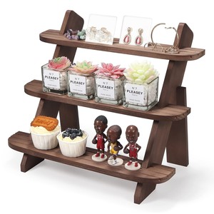 Handcrafted Vintage Teak <b>Wood</b> Multi-Tier Display Riser - Wholesale Price - Product Image 2