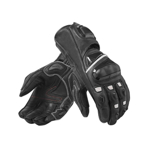 Gants de cyclisme en cuir à doigts entiers, imperméables, isolés thermiquement, antidérapants, avec sangle de poignet réglable, pour hommes, pour la conduite hivernale - Product Image 5