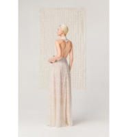 Vêtements en gros, robes décontractées élégantes à col haut, LUNARA CUTWORK COUTURE, robes pour femmes en marque privée, robes décontractées d'été