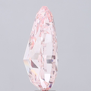 Diamant de culture en forme de poire, rose vif, certifié IGI, clarté VS2, polissage excellent, CVD, pierre non montée pour joaillerie fine - Product Image 2