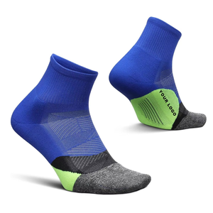 Chaussettes de yoga pour femmes avec logo personnalisé, antidérapantes, en coton et fibre de bambou, respirantes, à séchage rapide, avec compression et design sur le corps et le bord du chaussette - Product Image 1