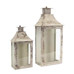 Farol de Madera Hecho a Mano con Paneles de Vidrio y Asa de Cuerda, Decoración para Bodas en Interiores y Exteriores - Product Image 6