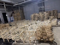 Großhandel natürliche Rattan Hund Haustier Bett nachhaltige umwelt freundliche Haustier Betten für Indoor Outdoor Made in Vietnam guten Preis