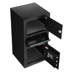 Cassaforte Digitale da 3,6 Piedi Cubi con Tastiera, 3 Livelli e Ampio Scomparto Frontale - Serrature Robuste per Mobili - Product Image 6