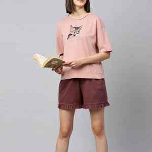 Conjunto de Verano para Mujer, Moderno, Elegante, Cómodo, Estiloso, Fresco, Relajado, Ligero, Suave, Transpirable, Informal - Product Image 2