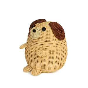 Cesta de Almacenamiento Tejida a Mano para Perros y Cachorros, con Tapa, para el Hogar, Hotel, Guardería, Sala de Juegos para Niños, Decoración de Habitaciones - Product Image 4