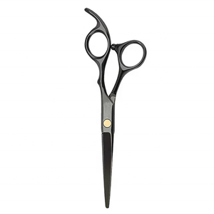 Tijeras de Peluquería Profesionales de Alta Calidad al por Mayor, Hoja de Acero Inoxidable 4Cr13 Afilada como una Navaja, Mango de Goma, Tamaño Mediano, para Diestros, 28 Pulgadas - Product Image 1