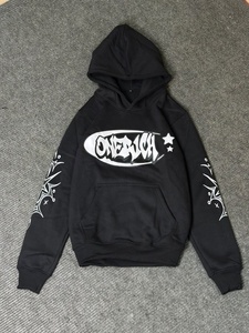 Custom Men Hoodie Tracksuit Set 100% Cotton Flannel Pullover Jogger <b>Pants</b> <b>Y2K</b> Streetwear - Product Image 4