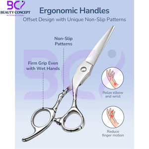 Ciseaux de barbier 2026 à prise confortable pour une coupe de précision, durables et performants pour salon et usage domestique - Product Image 2