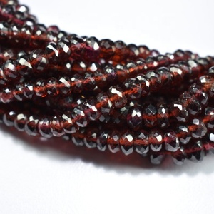 Natural Mozambique <b>Garnet</b> Faceted Rondelle Gemstone For Jewelry Making Wholesale Bulk Loose <b>Garnet</b> Stone Indian Wholesaler Bulk - Product Image 6
