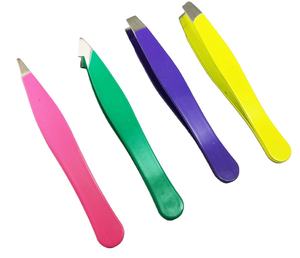 Pince à épiler en acier inoxydable durable, pointe biseautée et pointue, outil de beauté de précision, longueur 10 mm, pour les sourcils - Product Image 6