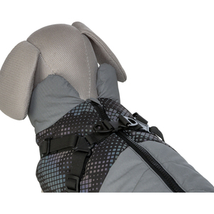 Abrigo de Invierno Gris Pontis XS con Arnés para Mascotas, Ropa Reflectante para Mascotas - Product Image 4