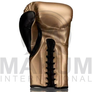 Guantes de boxeo personalizados de cuero vacuno genuino de primera calidad, los más vendidos, para entrenamiento de boxeo. - Product Image 5