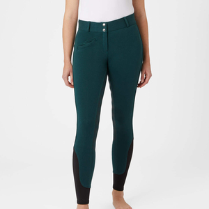 Legging d'équitation pour femme, taille mi-haute, uni, avec impression numérique sur toute la surface, respirant, séchage rapide, léger, en polyester - Product Image 1
