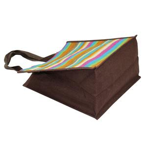 Wholesale Supply Custom Printed Geometric Pattern Jute Bag Promotional Tote for <b>Study</b> <b>Materials</b> Use Available at Good Price - Product Image 5