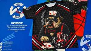 Camiseta Deportiva Personalizada de Johnny Good, Jersey de Béisbol de Manga Corta, Sublimación, Impresión por Transferencia, Unisex, para Adultos, Transpirable - Product Image 5