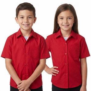Camisas Escolares de Alta Calidad para Estudiantes – Precio Directo de Fábrica, Aceptamos Logotipo Personalizado y Tallas Mixtas, Venta al Por Mayor - Product Image 1