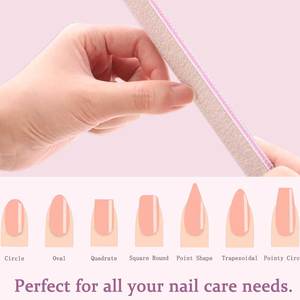 Lima de Uñas de Doble Cara para Uñas Naturales y Acrílicas, Lima de Uñas Resistente para Uso en Salón y en Casa - Product Image 6