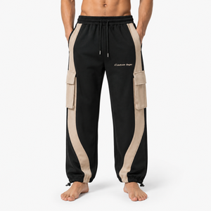 Heavyweight 100% Cotton Eco-Friendly Breathable Fleece Lining Cargo Jogger Pants Minimal Utility Sweatpants Elastic Waist - Product Image 2