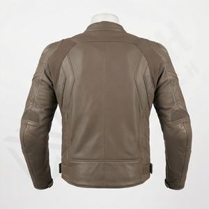 Chaqueta de Motociclista de Cuero Genuino para Hombre de la Mejor Calidad, Nueva Colección de Invierno, Chaquetas de Motocicleta con Protecciones Desmontables Personalizadas - Product Image 2