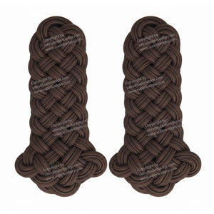 Venta al por mayor Epaulette Shoulder Boards OEM General Shoulder Board Custom Corded Shoulder Boards Ceremonial Uniform Epaulette - Product Image 1