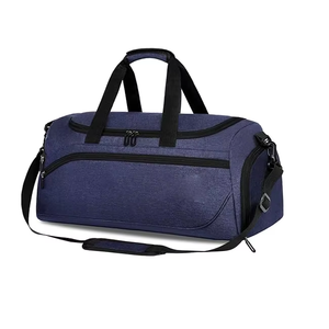 Bolsa Deportiva Impermeable Negra, Bolsa de Viaje de Gran Capacidad, Bolsillo Impermeable para Zapatos, Logotipo Personalizado - Product Image 3